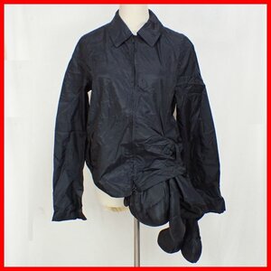 ★BLACK COMME des GARCONS/ブラックコムデギャルソン クマ ジャケット レディースM/ブラック/ナイロン100%/AD2014/ジャンパー&1960300057