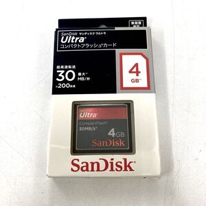 ★1円 〜 希少！【未開封品】SanDisk サンディスク Ultra コンパクトフラッシュ 4GB 30MB / Sec SDCFHG-004G-J95 売り切り！