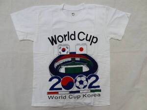 ビンテージ 希少 2002 サッカー ワールドカップ 日韓大会 記念 Tシャツ 限定 FIFA Jリーグ スーベニア グッズ 土産 日本 韓国 レア 新品