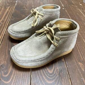 クラークス ワラビーブーツ サンドスエード UK9表記 日本サイズ16cm Clarks Wallabee Boot スウェード ブーツ キッズ 子供 子ども 15522