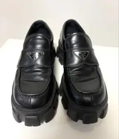 定価17万　prada プラダ　モノリス　ローファー　6.5 25.5 26cm