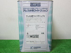 在庫数(1) 水性塗料 ベージュ色(19-75A濃々30%濃) つや消し 関西ペイント アレス水性ワイドグリップⅡ 16kg