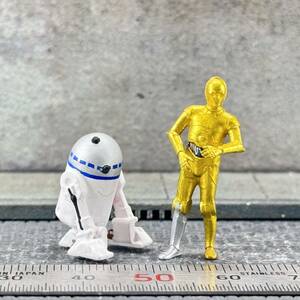 【KS-835】1/64 スケール スターウォーズ R2-D2とC-3PO セット フィギュア ミニチュア ジオラマ ミニカー