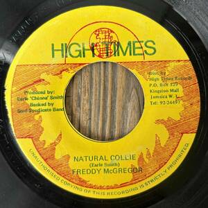 ★試聴！レア！人気のソウルフルなGanja Tune！【Freddie McGregor - Natural Collie / Mission Impossible】7inch High Music JA Reissue