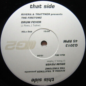 米12 Rivera & Trattner, The Firetomz Drum Fever G2013 G2 /00250