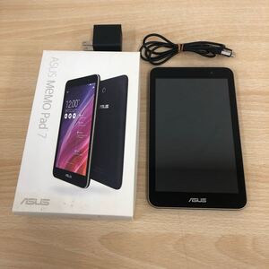 中古品 タブレット ASUS MEMO Pad 7 Wi-Fiモデル 7インチ 16GB K013(ME176C) 初期化済み 箱有り 充電器 家電