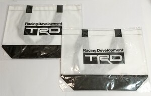 未使用品 TRD バイカラートート 38cm×28cm 2枚セット トートバッグ ホワイト ブラック