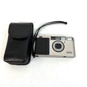 1000円〜 【動作未確認】RICHO リコー GR10 F28mm 1:2:8 コンパクトフィルムカメラ ケース付 シャッター CAMERA 中古 現状品 ジャンク