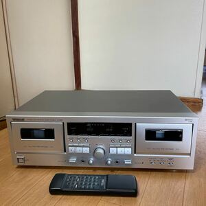 TEAC ティアック W-890R ダブルオートリバース カセットデッキ リモコン付き 