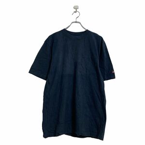 Dickies 半袖 無地 Tシャツ M ネイビー ディッキーズ ポケット シンプル 古着卸 アメリカ仕入 a603-6511