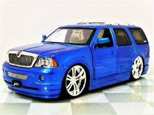 ■JADA TOYS 1/24 LINCOLN NAVIGATOR BLUE■リンカーン ナビゲーター 68