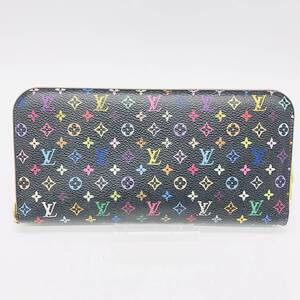 【美品】LOUIS VUITTON ルイ ヴィトン モノグラム マルチ カラー ポルト フォイユ アンソリット ピスタッシュ 長財布 M93755 io-0015-sw