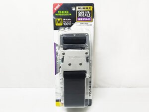 1円スタート 未使用品 タジマ 胴ベルト Mサイズ BWM125-BK 鍛造ワンタッチアルミバックル 未開封