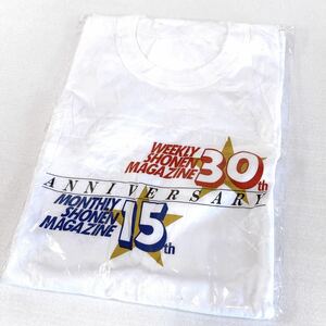 ☆未使用☆ 週刊/月刊 少年マガジン 30周年/15周年 アニバーサリーANNIVERSARY Tシャツ (ホワイト/サイズ未表記)