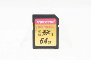 送料無料！Transcend トランセンド SDXCカード 64GB Class10 U3 UHS-Ⅰ #22122906