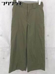 ◇ Dickies ディッキーズ パンツ サイズS カーキ系 レディース