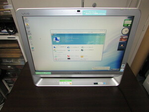 【YDT0524】★SONY VAIO VGC-JS71B PCG-2J6N Pentium DualCore E2200 2.2GHz/2GB/500GB/BD-RE/20.1Winch/1650x1050/WinVistaHP★中古