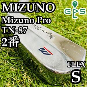 【激レア】Mizuno Pro ミズノプロ TN-87 2番アイアン 2I 単品 メンズ 右 スチール ダイナミックゴールド S200