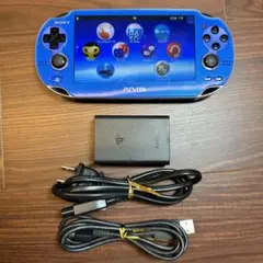 ほとんど未使用品 PSvita 1000 サファイア・ブルー