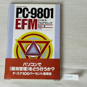 GA097　PC-9801　EFM　ビジネス・プログラミング　布田治著