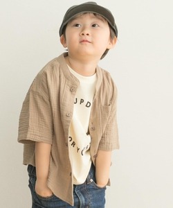 「URBAN RESEARCH DOORS」 「KIDS」半袖ブラウス 120 ベージュ キッズ