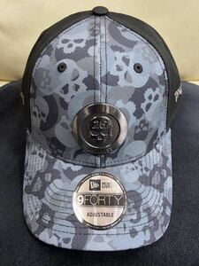 送料無料　★超稀少★　日本未販売品★新品未使用 超COOL PXG Darkness Skull Camo Metal Logo 9FORTY Snapback Cap