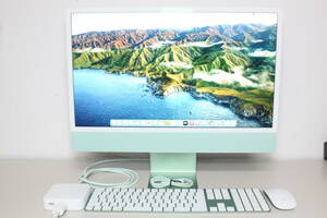 iMac（24インチ,M1,2021）2TB/16GB〈MGPJ3J/A〉⑤