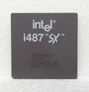 CPU Intel i487 SX A80487SX SZ494 