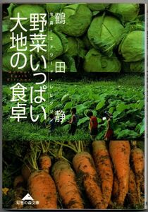 113* 野菜いっぱい大地の食卓 鶴田静 知恵の森文庫 薄ヤケあり