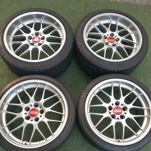 希少サイズ♪美品♪BBS　RG 19インチ　4本　　RG770 8.5j+18 RG771 9.5j+22 5穴 PCD114.3 フィアレディZ 等　　　