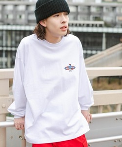 「BEN DAVIS」 長袖Tシャツ MEDIUM ホワイト メンズ