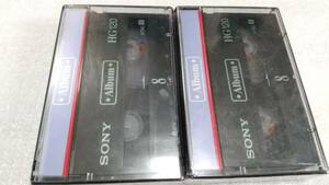 ソニー　HG120　2個　SONY　Album　8ｍｍ　video　ビデオテープ　未使用品