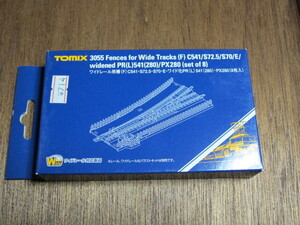 TOMIX トミックス 3055 ワイドレール用柵（F）C541・S72.5・S70・E・ワイド化PR（L） 541（280） ・PX280（8枚入り）