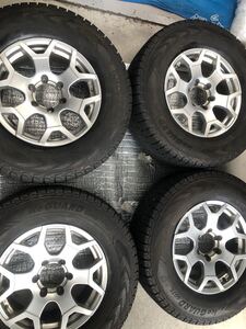 スタッドレスタイヤアルミホイール 4本セット　265/70R17 ヨコハマアイスガードG075 2018製　FJクルーザーなど