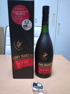 【古酒/未開栓】REMY MARTIN 赤ラベル/70ml/40%/ゴルフグッズ付き