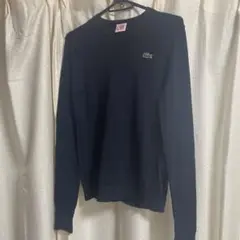 Lacoste ネイビー クルーネックセーター　XS