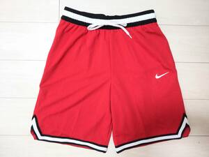 ★新品　ナイキ　NIKE　バスケットボール　ショートパンツ　★DRI-FIT使用　★赤色　★Lサイズ