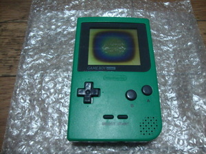 ★ ジャンク ゲームボーイポケット グリーン MGB-001 GAMEBOY pocket 任天堂 ニンテンドー ★