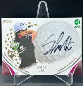 [83/90] 2020 EPOCH エポック JLPGA 日本女子プロゴルフ協会 OFFICIAL TRADING CARD イソルラ 直筆 サイン カード 90枚限定