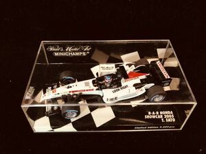 ミニチャンプス 1/43 BAR HONDA SHOWCAR 2005 T.SATO Limited Edition 9,504pcs. (400 050074)