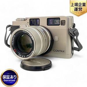 京セラ CONTAX G2 フィルムカメラ レンジファインダー Carl Zeiss Sonnar 2.8/90 T＊ コンタックス TLA140付 中古 Z9255850