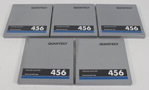 □現状品□ QUANTEGY 456 178mm 7号 オープンリールテープ 5本セット 未開封品 （2754949）