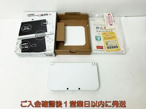 【1円】Newニンテンドー3DSLL 本体 セット ホワイト RED-001 任天堂 初期化/動作確認済 3DS LL B02-303rm/F3