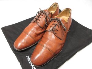 HH【BALLY バリー】 外羽根 キャップトゥ ドレスシューズ 紳士靴 (メンズ) size5.5E/6.5D ブラウン系 ●18MZA3396●