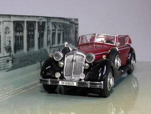 ■即決■ミニチャンプス 1/43 ホルヒ 853A カブリオレ 1938 (ブラック/レッド) PMA MINICHAMPS HORCH Cabriolet ミニカー モデルカー