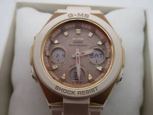 【★１円～★現状販売！】[UK16258]腕時計 CASIO Baby-G G-MS 電波ソーラー [MSG-W100G]