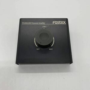 1円〜6F Fostex PC200USB Personal Amplifier フォステクス パーソナルアンプ アナログ変換 ボリュームコントローラ 5w＋5w ハイレゾ
