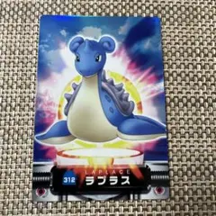 ポケモン図鑑カード　ホロ　312 ラプラス　アドバンス　ジェネレーション