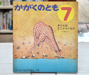 ★ きりんはどこからくるの　かがくのとも　はじめてであう科学絵本 40号 ★ 石川重遠　福音館