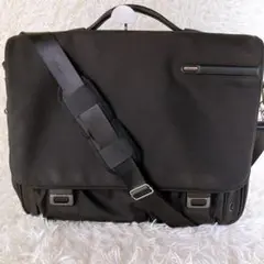 TUMI　トゥミ　アルファ　エクスパンダブル　フラップブリーフケース　黒　A4可